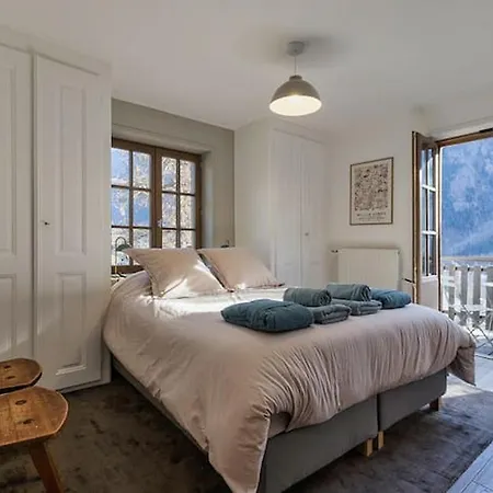 بيت للعطل Amazing Mont Blanc Sauna Chalet *